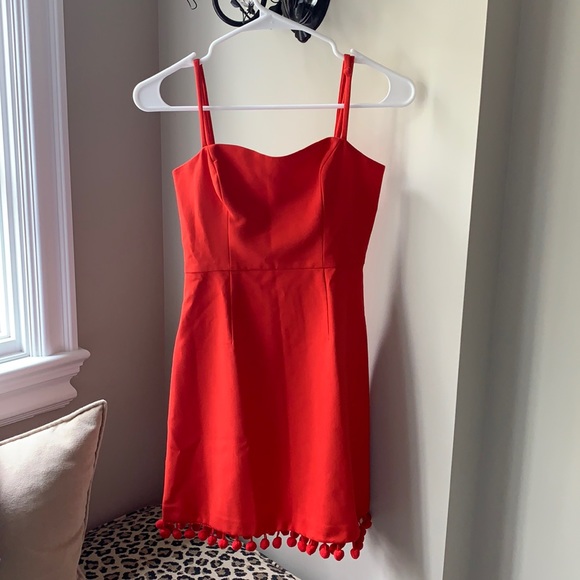 NWT French Connection Pom Pom Dress - Size 0 - Picture 1 of 7